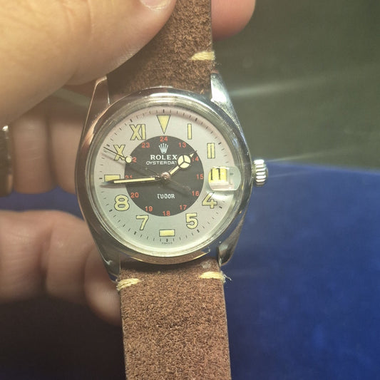 Tudor/Rolex Prince Oysterdate 75203 w/ "California dial"  Read!