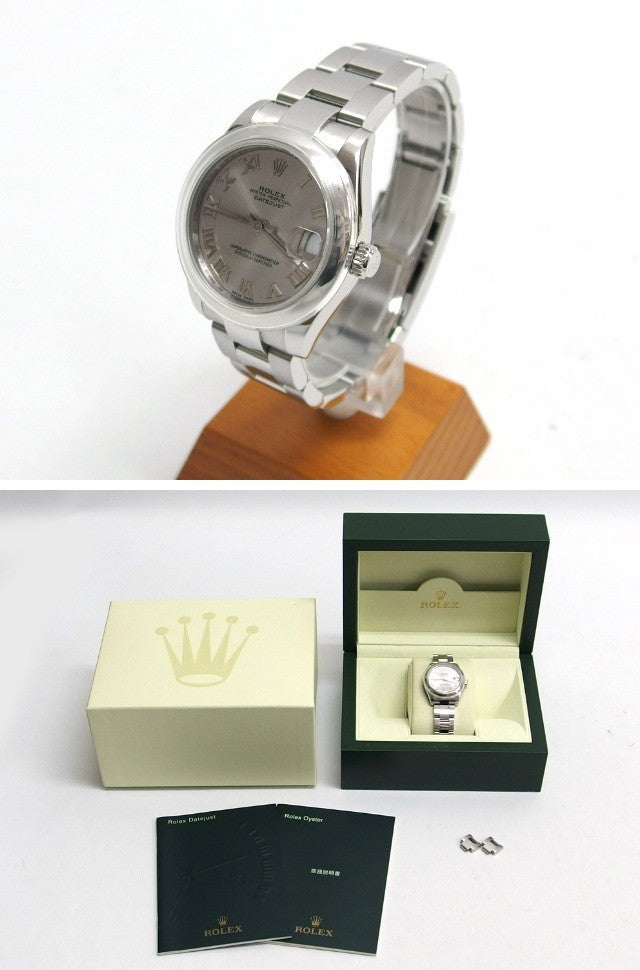 Rolex Datejust Gray Roman Numerals 178240 M-Series Silver Dial　2RL00469
