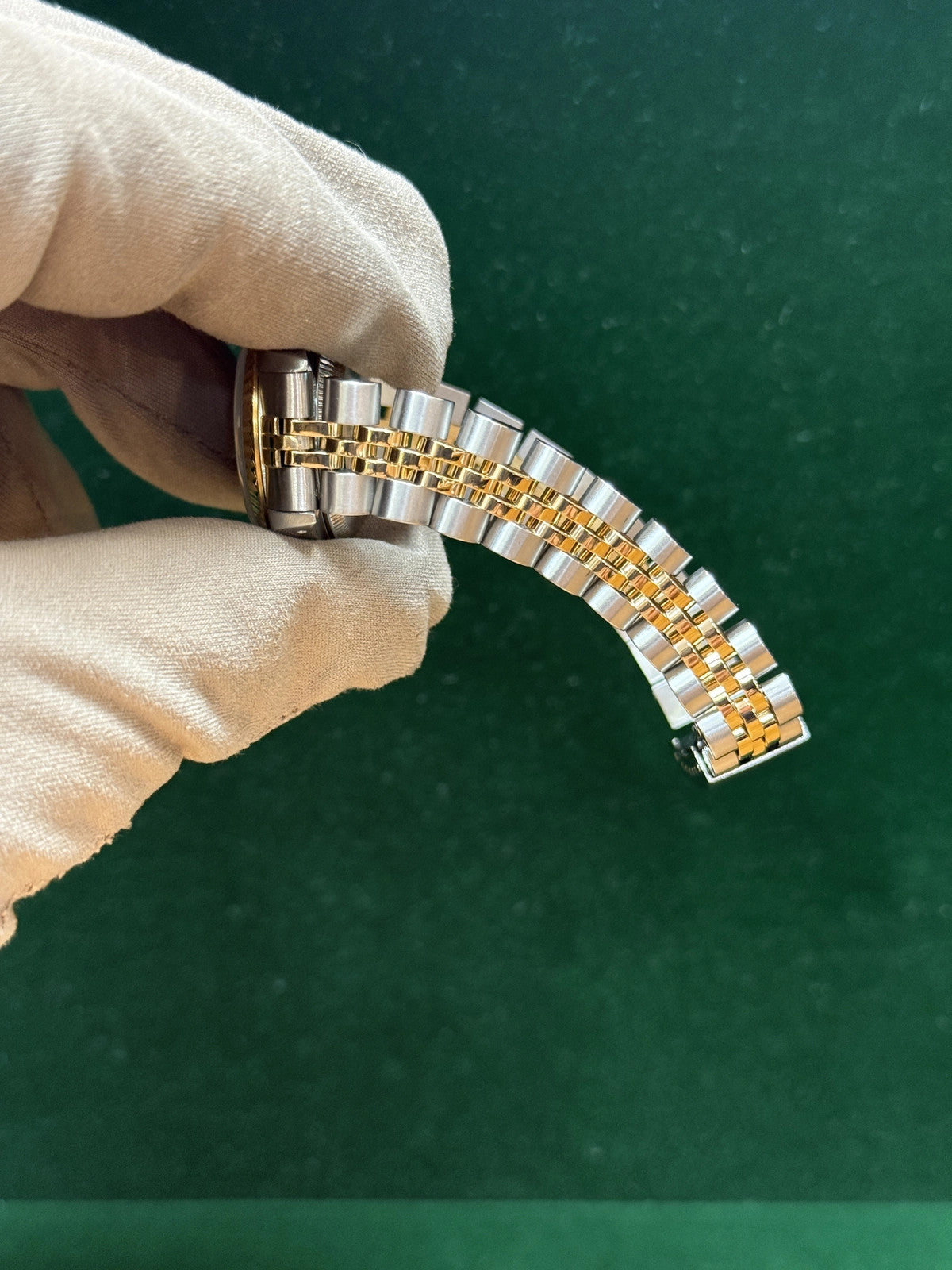 1991 Rolex Datejust Lady Silver Jubilee 69173 Steel & Yellow Gold