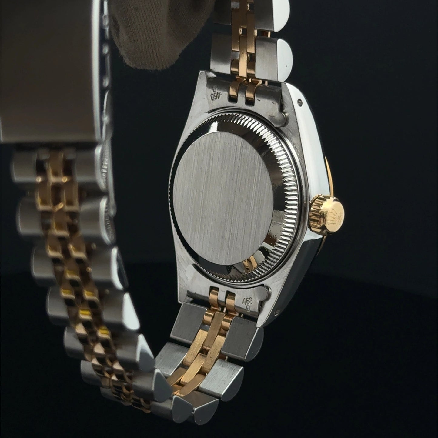 1991 Rolex Datejust Lady Silver Jubilee 69173 Steel & Yellow Gold