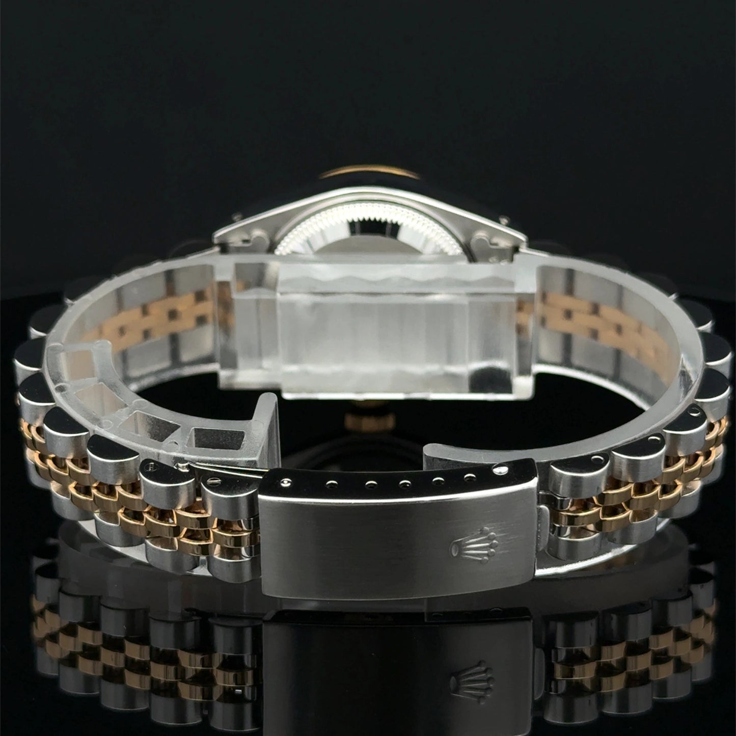 1991 Rolex Datejust Lady Silver Jubilee 69173 Steel & Yellow Gold