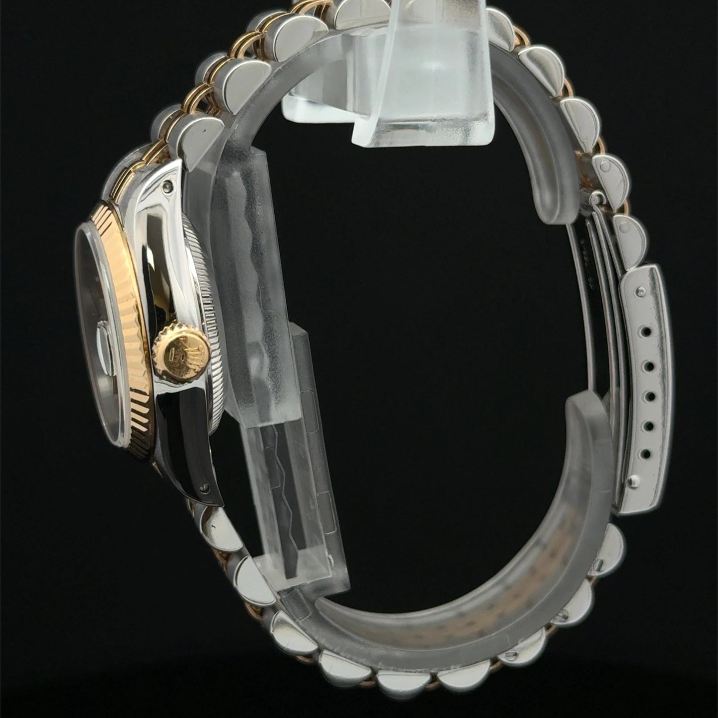 1991 Rolex Datejust Lady Silver Jubilee 69173 Steel & Yellow Gold