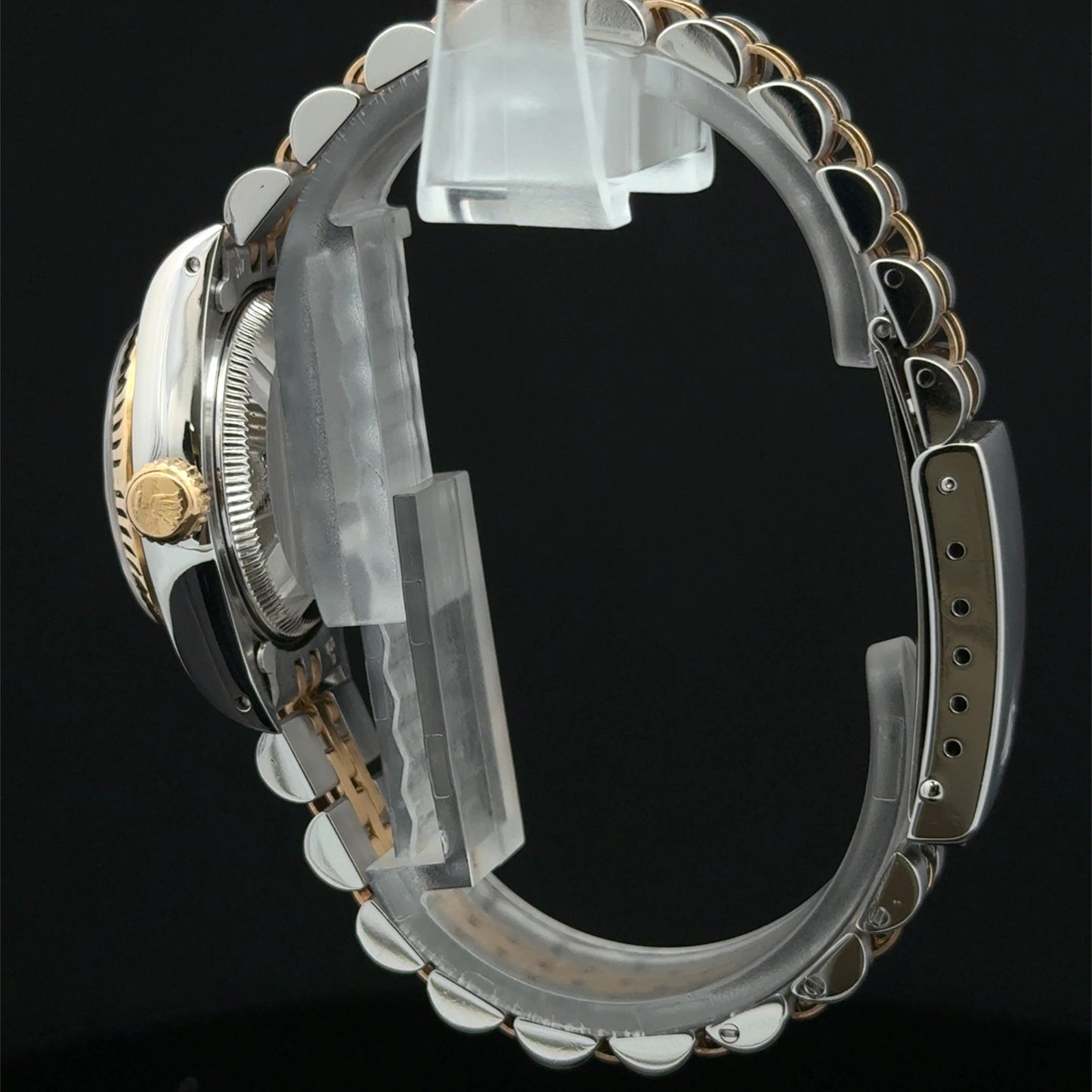 1991 Rolex Datejust Lady Silver Jubilee 69173 Steel & Yellow Gold