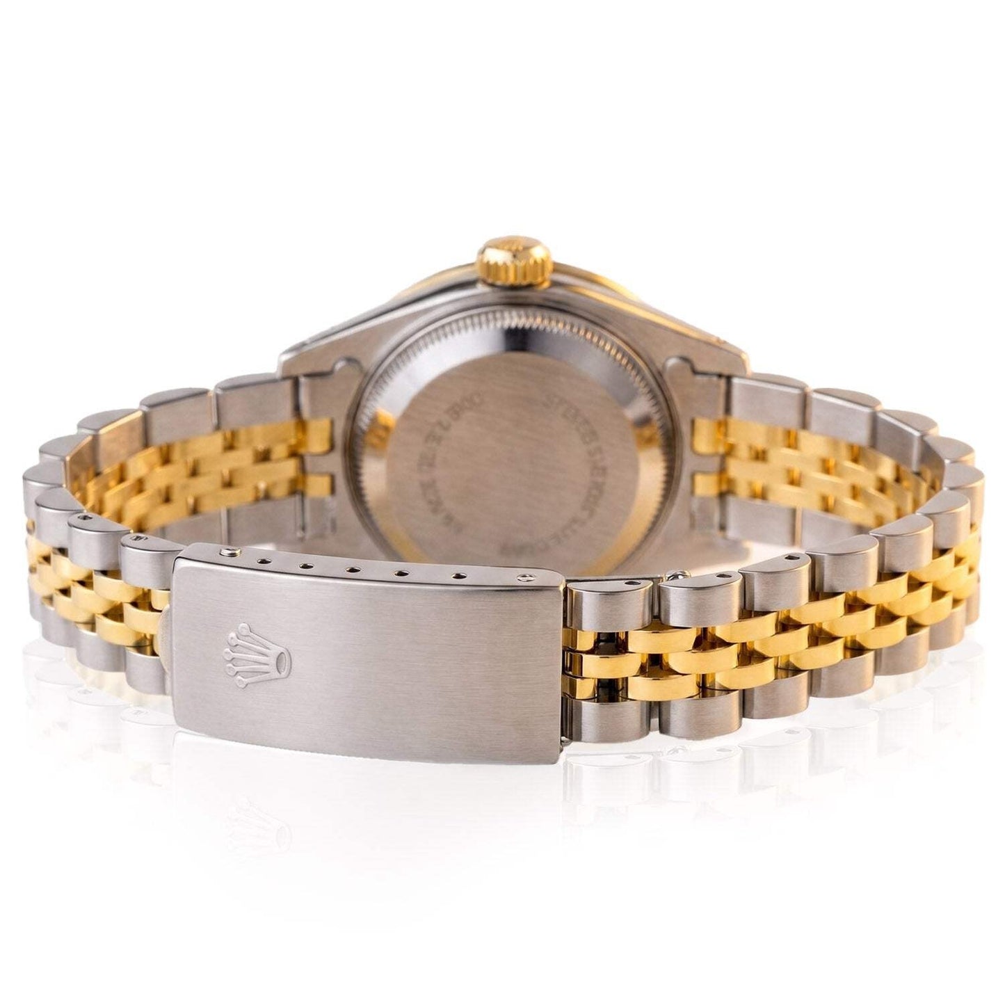 26mm Rolex Datejust 69173 18K Gold Diamond Mother of Pearl Dial Steel Woman's Wa